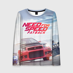 Лонгслив женский Need for Speed: Payback, цвет: 3D-принт