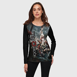 Лонгслив женский God of War, цвет: 3D-принт — фото 2