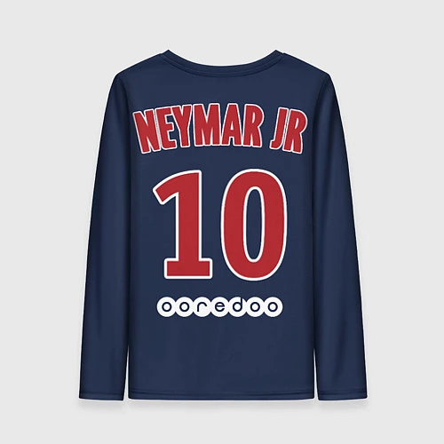 Женский лонгслив FC PSG: Neymar 18-19 / 3D-принт – фото 2