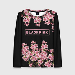 Женский лонгслив Black Pink: Delicate Sakura