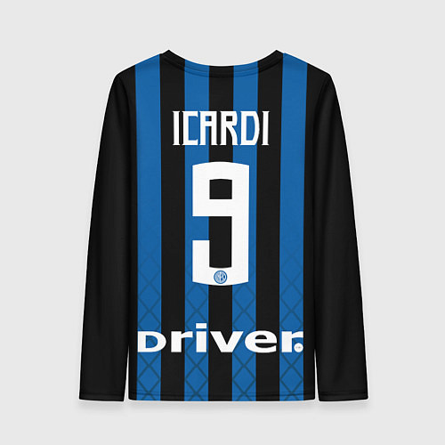 Женский лонгслив Inter: Icardi 18-19 / 3D-принт – фото 2