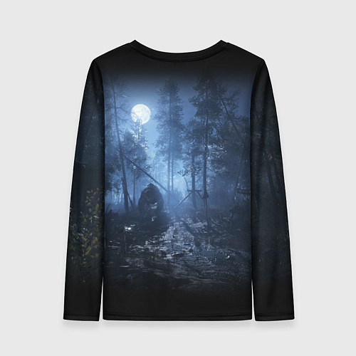 Женский лонгслив Metro Exodus: Dark Moon / 3D-принт – фото 2