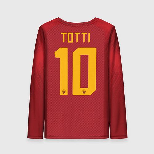 Женский лонгслив Totti legend 18-19 / 3D-принт – фото 2