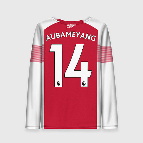 Женский лонгслив Aubameyang home 18-19 / 3D-принт – фото 2