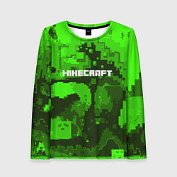 Женский лонгслив Minecraft: Green World