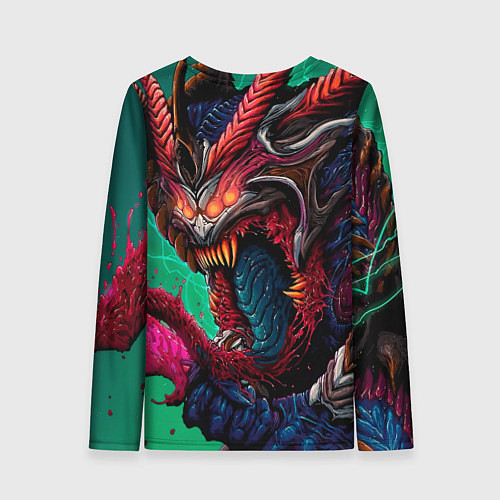 Женский лонгслив CS GO hyper beast skin / 3D-принт – фото 2