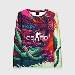 Лонгслив женский CS:GO Hyper Beast Skin, цвет: 3D-принт