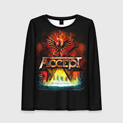 Женский лонгслив Accept: Flame Eagle