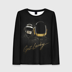 Лонгслив женский Daft Punk: Get Lucky, цвет: 3D-принт