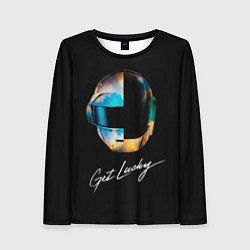 Лонгслив женский Daft Punk: Get Lucky, цвет: 3D-принт