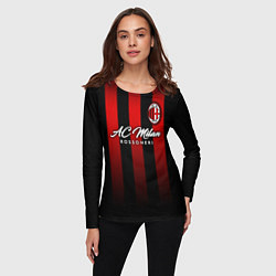 Лонгслив женский AC Milan, цвет: 3D-принт — фото 2