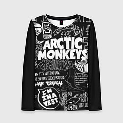 Лонгслив женский Arctic Monkeys: I'm in a Vest, цвет: 3D-принт