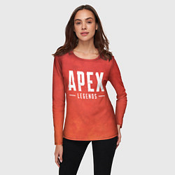 Лонгслив женский Apex Legends: Red Logo, цвет: 3D-принт — фото 2