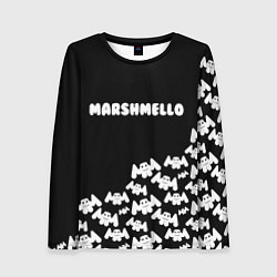 Лонгслив женский Marshmello: Dark Side, цвет: 3D-принт