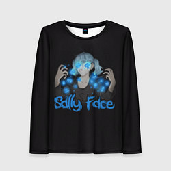 Лонгслив женский Sally Face: Blue Magic, цвет: 3D-принт