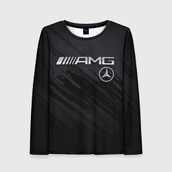 Лонгслив женский Mercedes AMG, цвет: 3D-принт