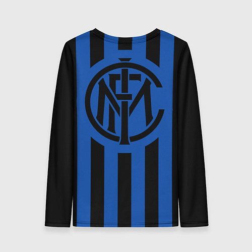 Женский лонгслив Internazionale Milano / 3D-принт – фото 2