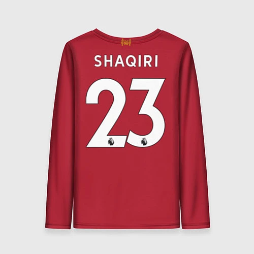 Женский лонгслив FC Liverpool: Shaqiri Home 19-20 / 3D-принт – фото 2