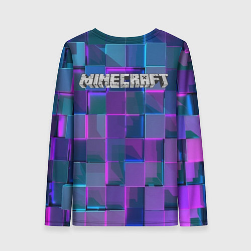 Женский лонгслив MINECRAFT WAR / 3D-принт – фото 2