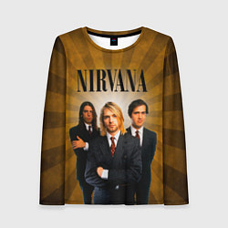 Женский лонгслив Nirvana