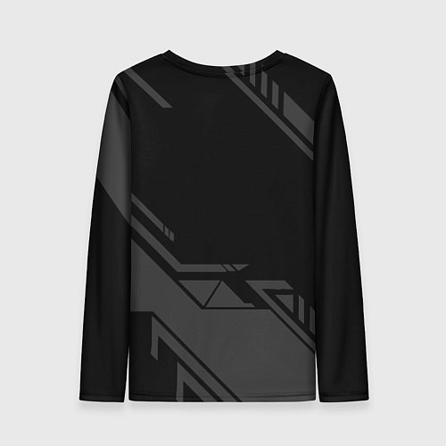 Женский лонгслив Cyberpunk 2077: Grey Samurai / 3D-принт – фото 2