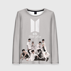 Лонгслив женский BTS - Take love, цвет: 3D-принт