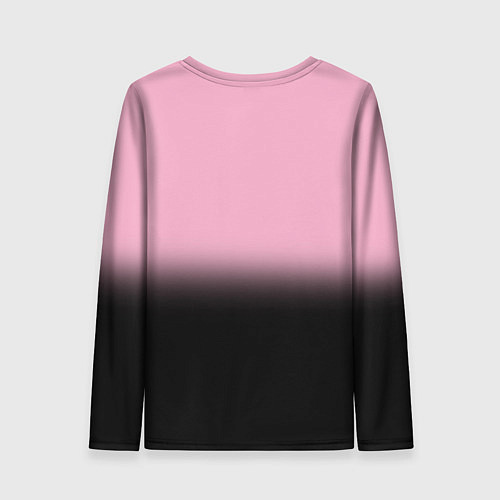 Женский лонгслив Blackpink - розово-черный / 3D-принт – фото 2