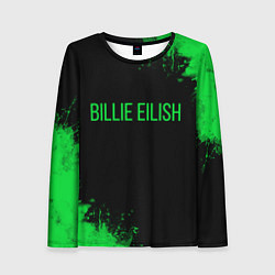 Лонгслив женский Billie Eilish, цвет: 3D-принт