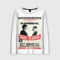 Женский лонгслив The reichenbach fall