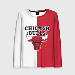 Лонгслив женский CHICAGO BULLS, цвет: 3D-принт