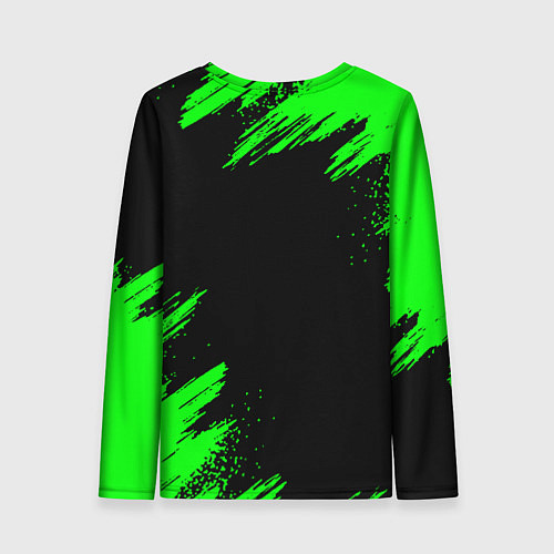 Женский лонгслив MINECRAFT CREEPER / 3D-принт – фото 2