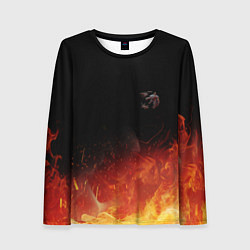 Лонгслив женский Ведьмак сериал, цвет: 3D-принт