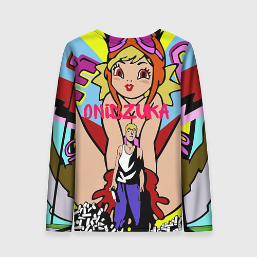 Женский лонгслив GTO Онидзука графити / 3D-принт – фото 2