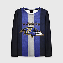 Лонгслив женский Baltimore Ravens, цвет: 3D-принт