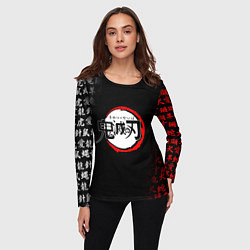 Лонгслив женский KIMETSU NO YAIBA, цвет: 3D-принт — фото 2