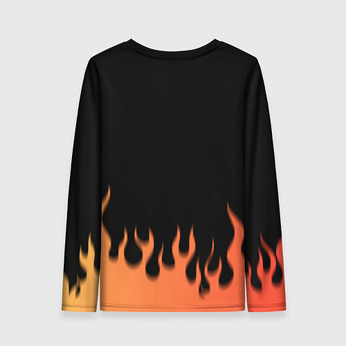 Женский лонгслив ОЧЕНЬ ПРИЯТНО БОГ! / 3D-принт – фото 2