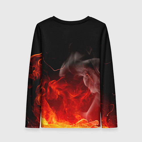 Женский лонгслив Войска связи / 3D-принт – фото 2