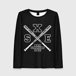 Лонгслив женский Straight edge, цвет: 3D-принт