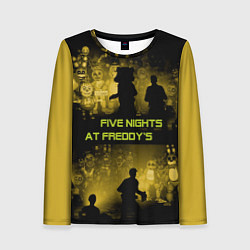 Лонгслив женский Five Nights at Freddy's, цвет: 3D-принт