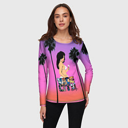 Лонгслив женский ГТА, цвет: 3D-принт — фото 2