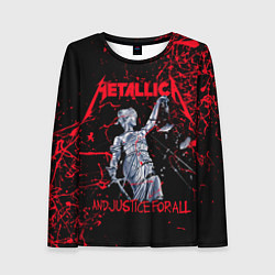 Лонгслив женский Metallica, цвет: 3D-принт