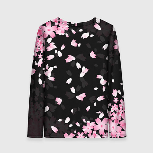 Женский лонгслив САКУРА / 3D-принт – фото 2