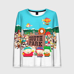 Лонгслив женский South Park, цвет: 3D-принт