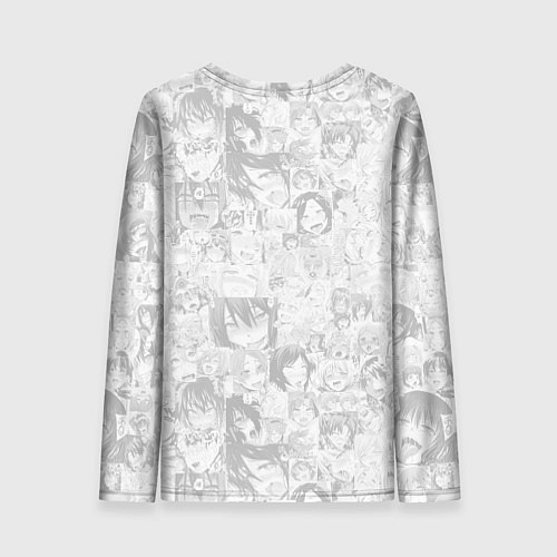 Женский лонгслив Ахегао / 3D-принт – фото 2