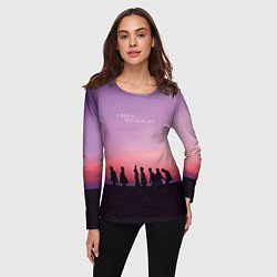 Лонгслив женский BTS, цвет: 3D-принт — фото 2