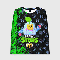 Лонгслив женский BRAWL STARS SPROUT, цвет: 3D-принт