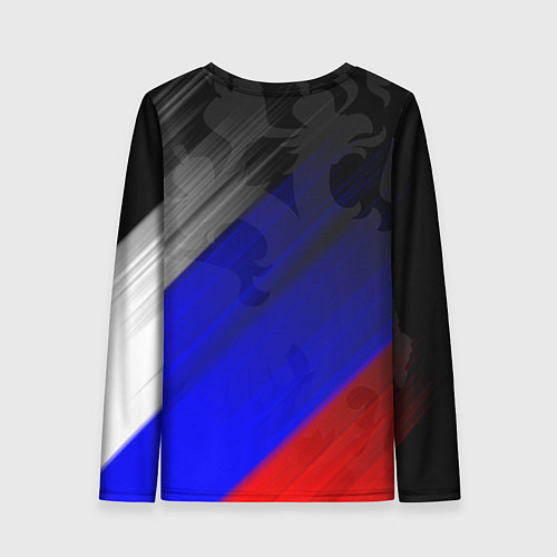 Женский лонгслив РОССИЯ / 3D-принт – фото 2