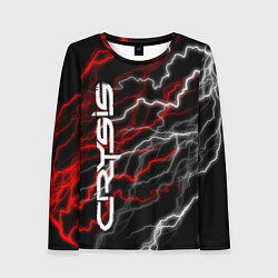 Лонгслив женский CRYSIS, цвет: 3D-принт