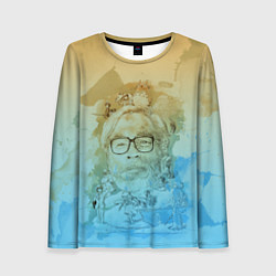 Женский лонгслив Hayao Miyazaki