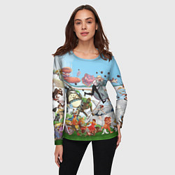 Лонгслив женский Studio Ghibli, цвет: 3D-принт — фото 2